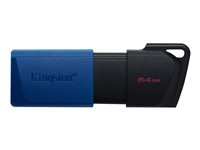 Kingston Technology DataTraveler Exodia M lecteur USB flash 64 Go USB Type-A 3.2 Gen 1 (3.1 Gen 1) Noir, Bleu Kingston Technology DataTraveler Exodia M lecteur USB flash 64 Go USB Type-A 3.2 Gen 1 (3.1 Gen 1) Noir, Bleu