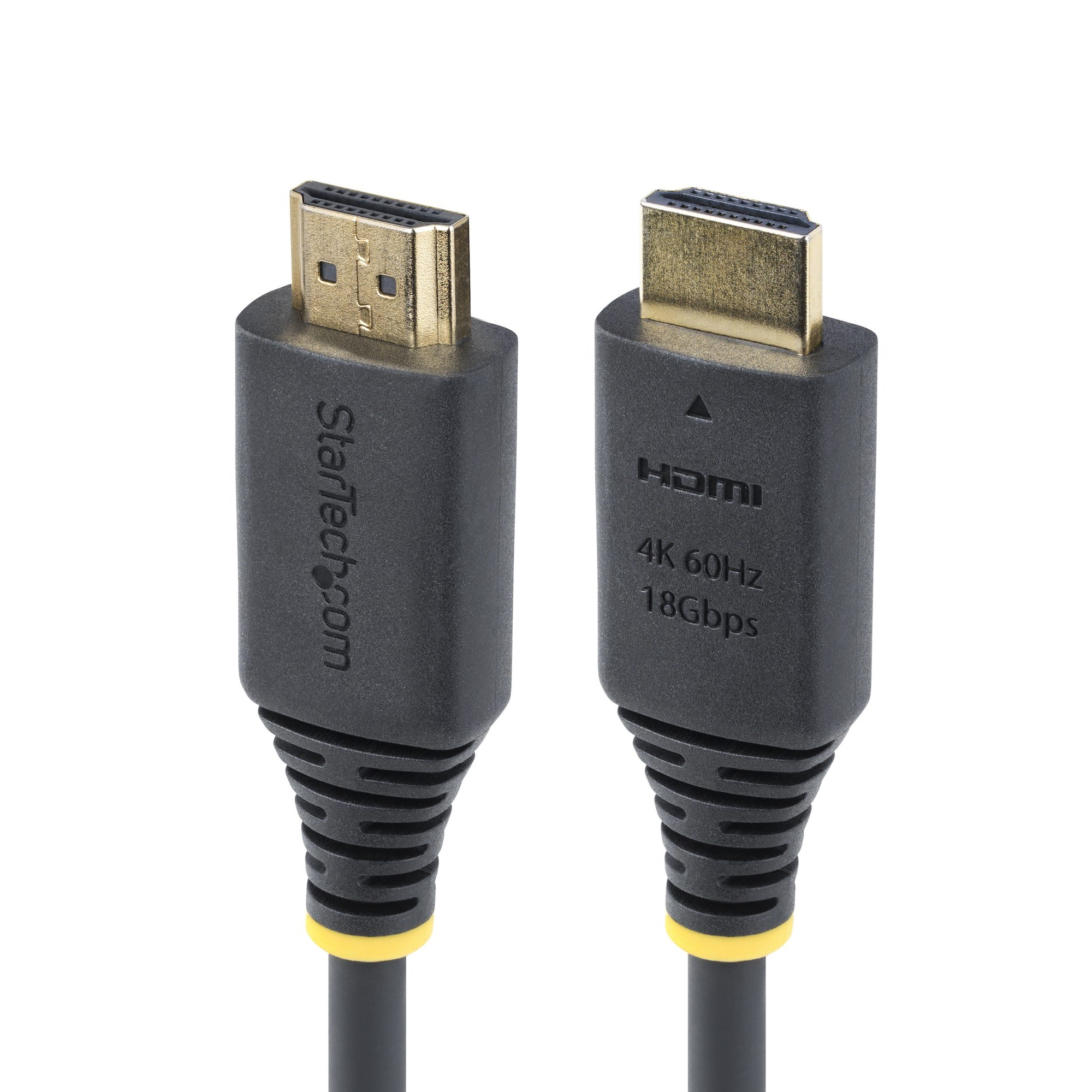 StarTech.com Câble HDMI Haut Débit de 4m Certifié Premium, 4K 60Hz/1440p 144Hz, HDR10/HDCP 2.2/ARC, 18Gbps, Cordon HDMI 2.0 UHD pour TV/Moniteur/Affichage, Gaine TPE StarTech.com Câble HDMI Haut Débit de 4m Certifié Premium, 4K 60Hz/1440p 144Hz, HDR10/HDCP 2.2/ARC, 18Gbps, Cordon HDMI 2.0 UHD pour TV/Moniteur/Affichage, Gaine TPE