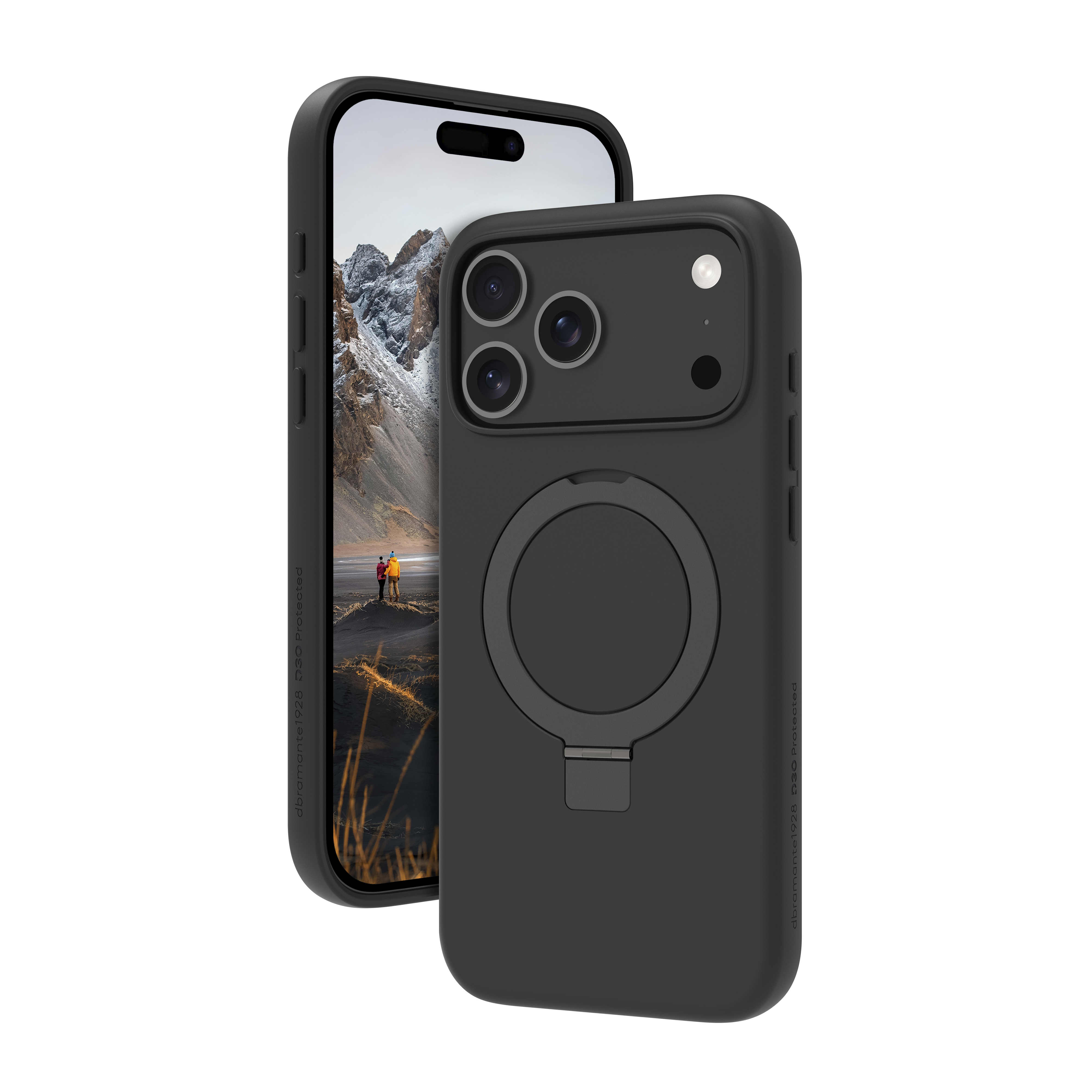 dbramante1928 Iceland Ultra D3O MS Kick coque de protection pour téléphones portables Housse Noir