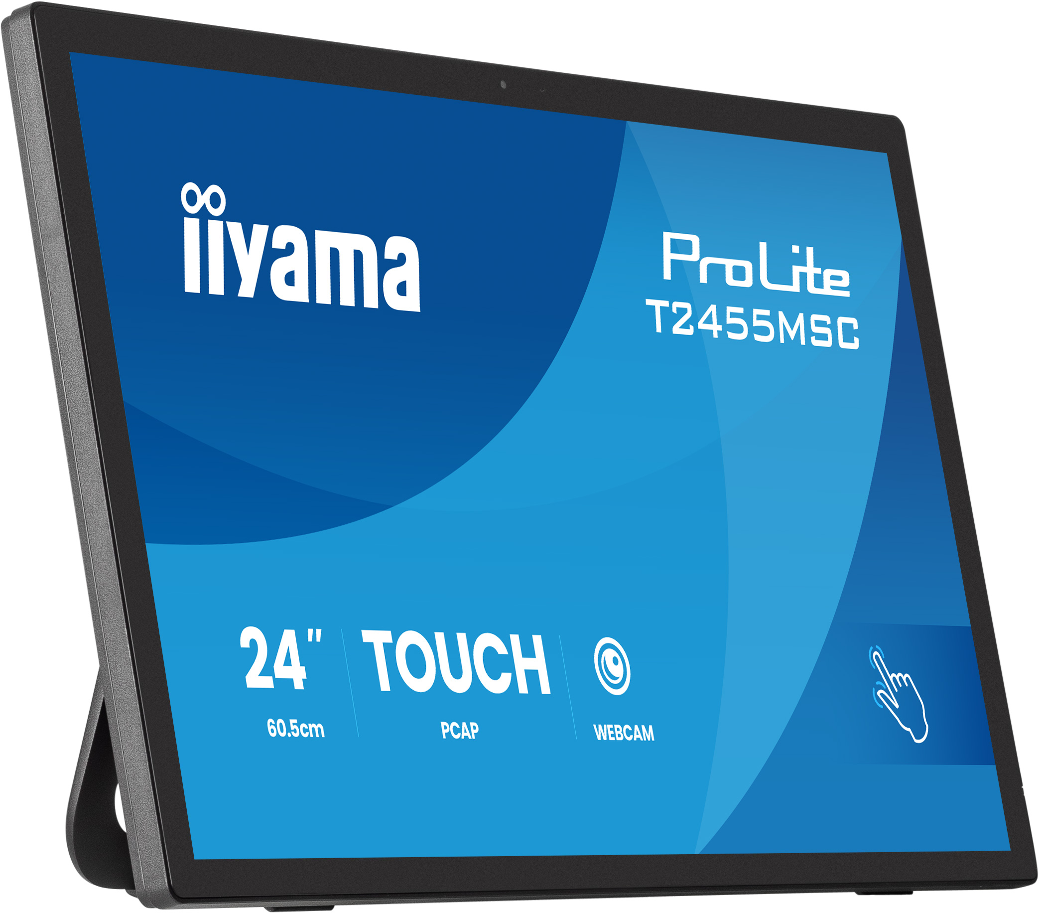 iiyama ProLite T2455MSC-B2 écran plat de PC 60,5 cm (23.8") 1920 x 1080 pixels Full HD Écran tactile