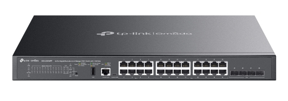 TP-Link SG5428X commutateur réseau Géré L3 Gigabit Ethernet (10/100/1000) Noir TP-Link SG5428X commutateur réseau Géré L3 Gigabit Ethernet (10/100/1000) Noir