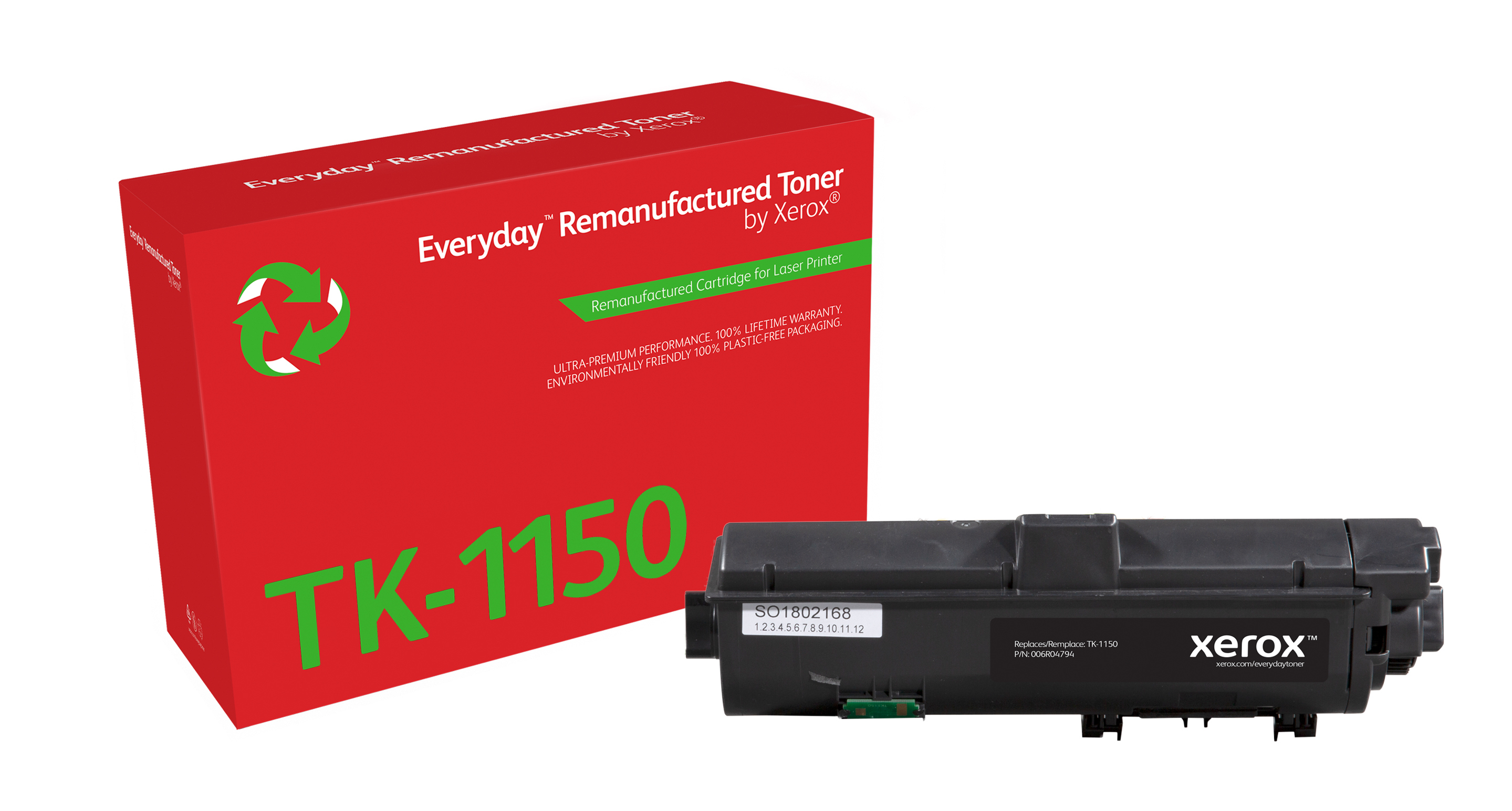 Remanufacturé Everyday Toner remanufacturé Noir Everyday™ de Xerox compatible avec Kyocera TK-1150, Capacité standard Remanufacturé Everyday Toner remanufacturé Noir Everyday™ de Xerox compatible avec Kyocera TK-1150, Capacité standard