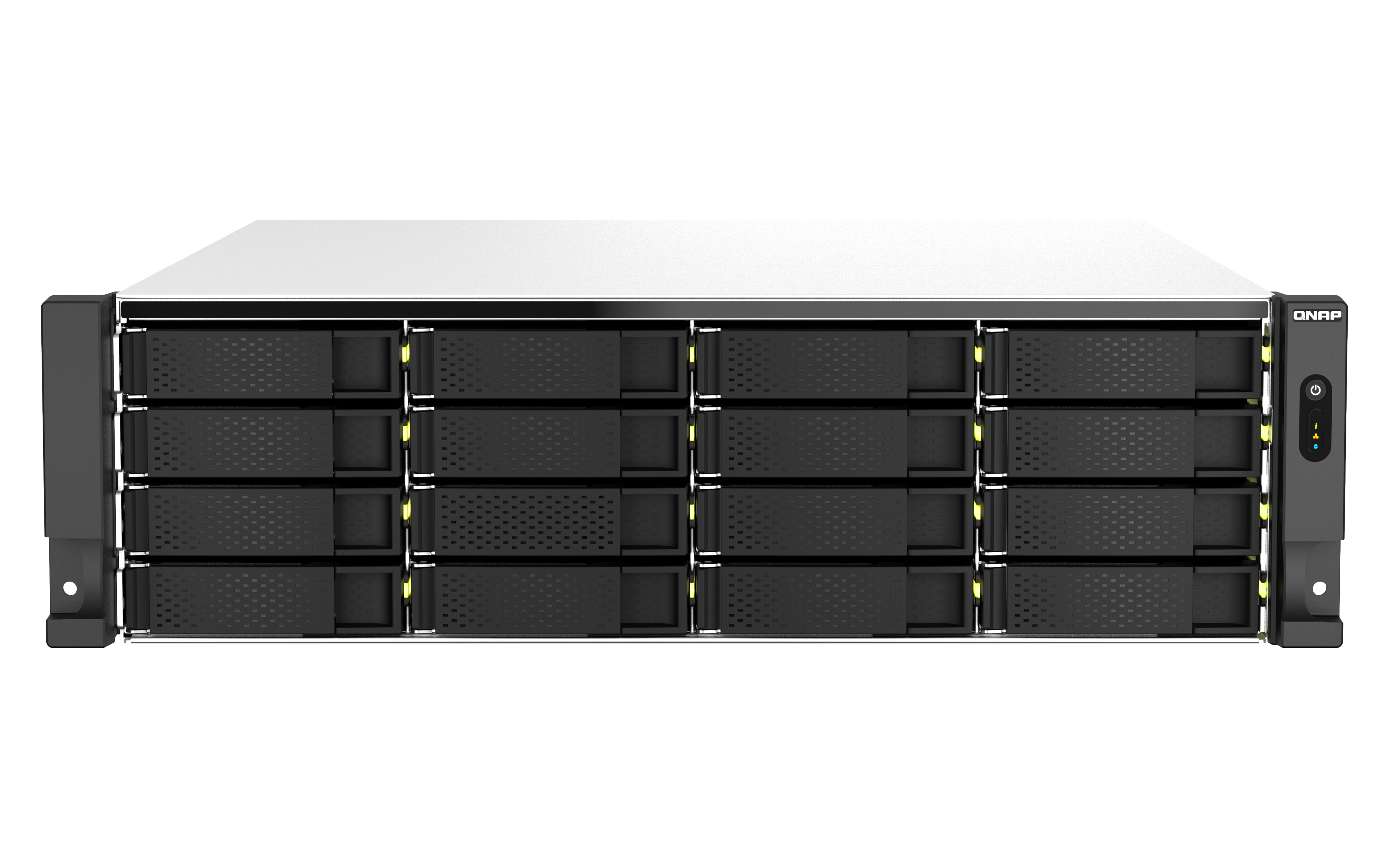 QNAP TS-H2287XU-RP NAS Rack (3 U) Intel Xeon E E-2378 64 Go DDR4 QuTS hero Noir, Blanc QNAP TS-H2287XU-RP NAS Rack (3 U) Intel Xeon E E-2378 64 Go DDR4 QuTS hero Noir, Blanc