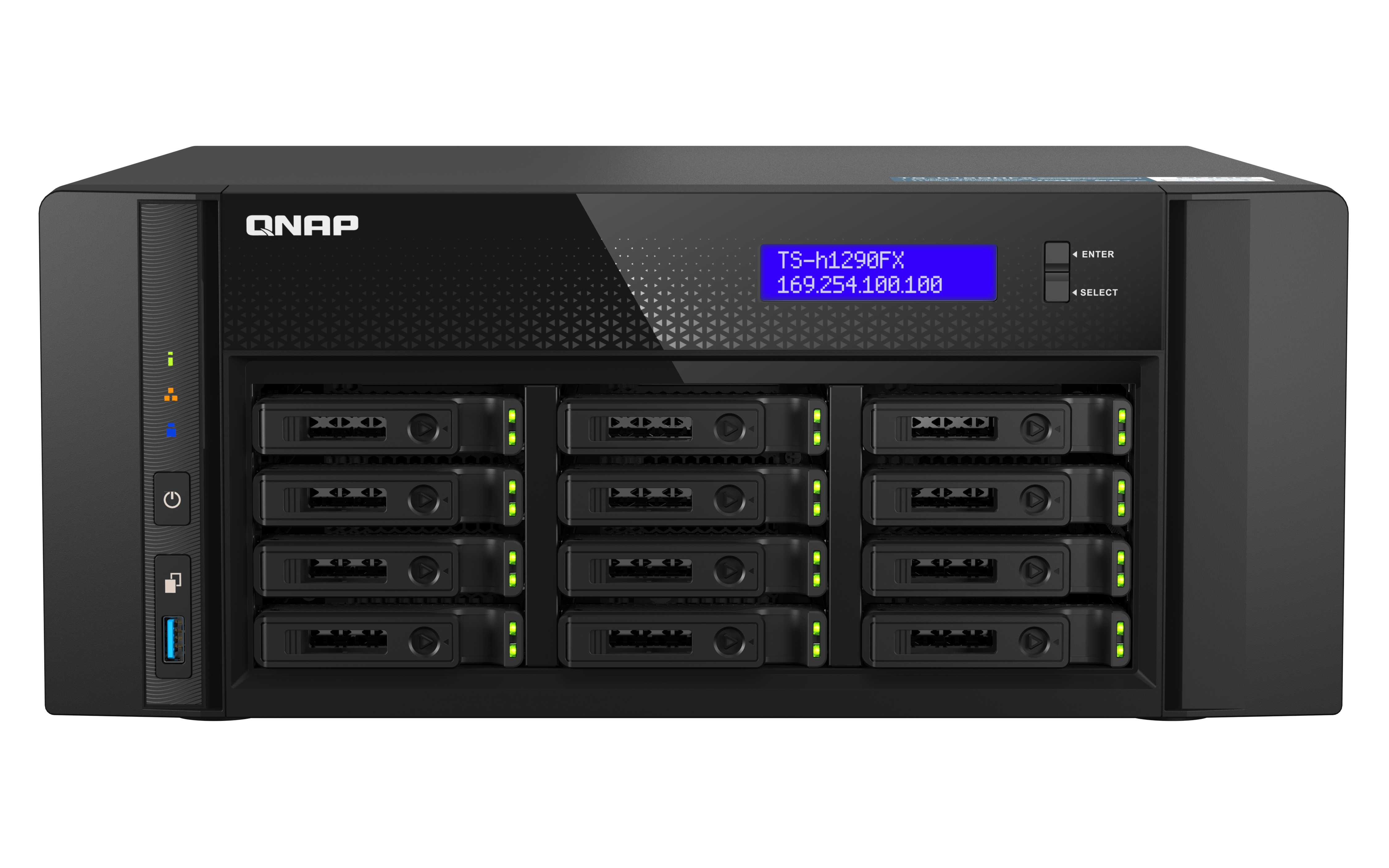 QNAP TS-h1290FX NAS Tower EPYC 7302P 128 Go DDR4 QuTS hero Noir QNAP TS-h1290FX NAS Tower EPYC 7302P 128 Go DDR4 QuTS hero Noir