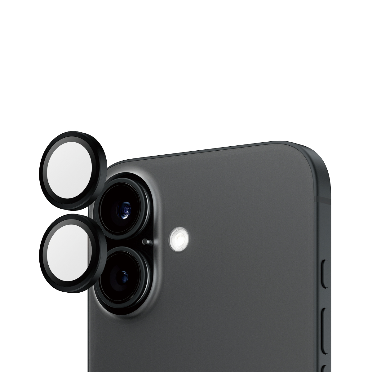 PanzerGlass ® Hoops® Camera Lens Protector Black iPhone 16 