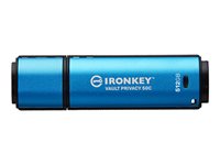 Kingston Technology IronKey VP50 lecteur USB flash 512 Go USB Type-C 3.2 Gen 1 (3.1 Gen 1) Noir, Bleu