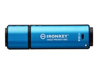 Kingston Technology IronKey VP50 lecteur USB flash 512 Go USB Type-C 3.2 Gen 1 (3.1 Gen 1) Noir, Bleu Kingston Technology IronKey VP50 lecteur USB flash 512 Go USB Type-C 3.2 Gen 1 (3.1 Gen 1) Noir, Bleu