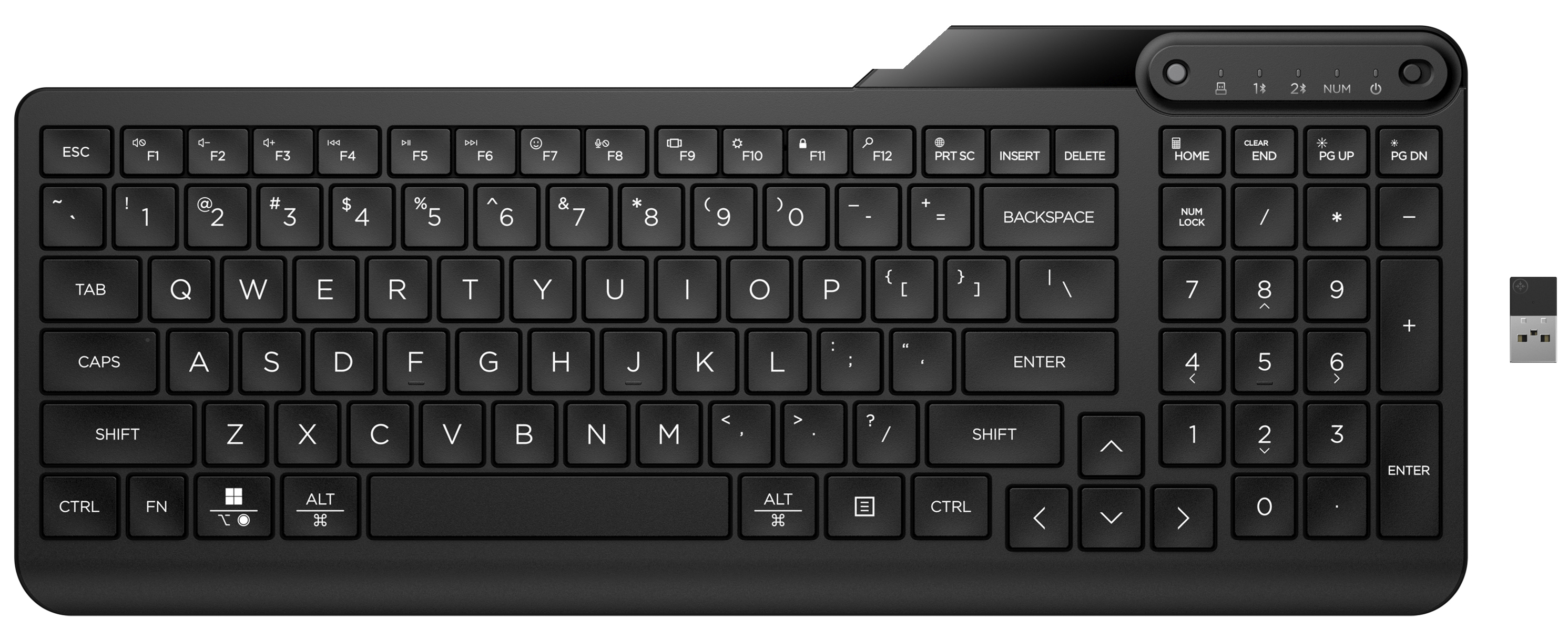 HP 475 Dual-Mode Wireless Keyboard HP 475 Dual-Mode Wireless Keyboard