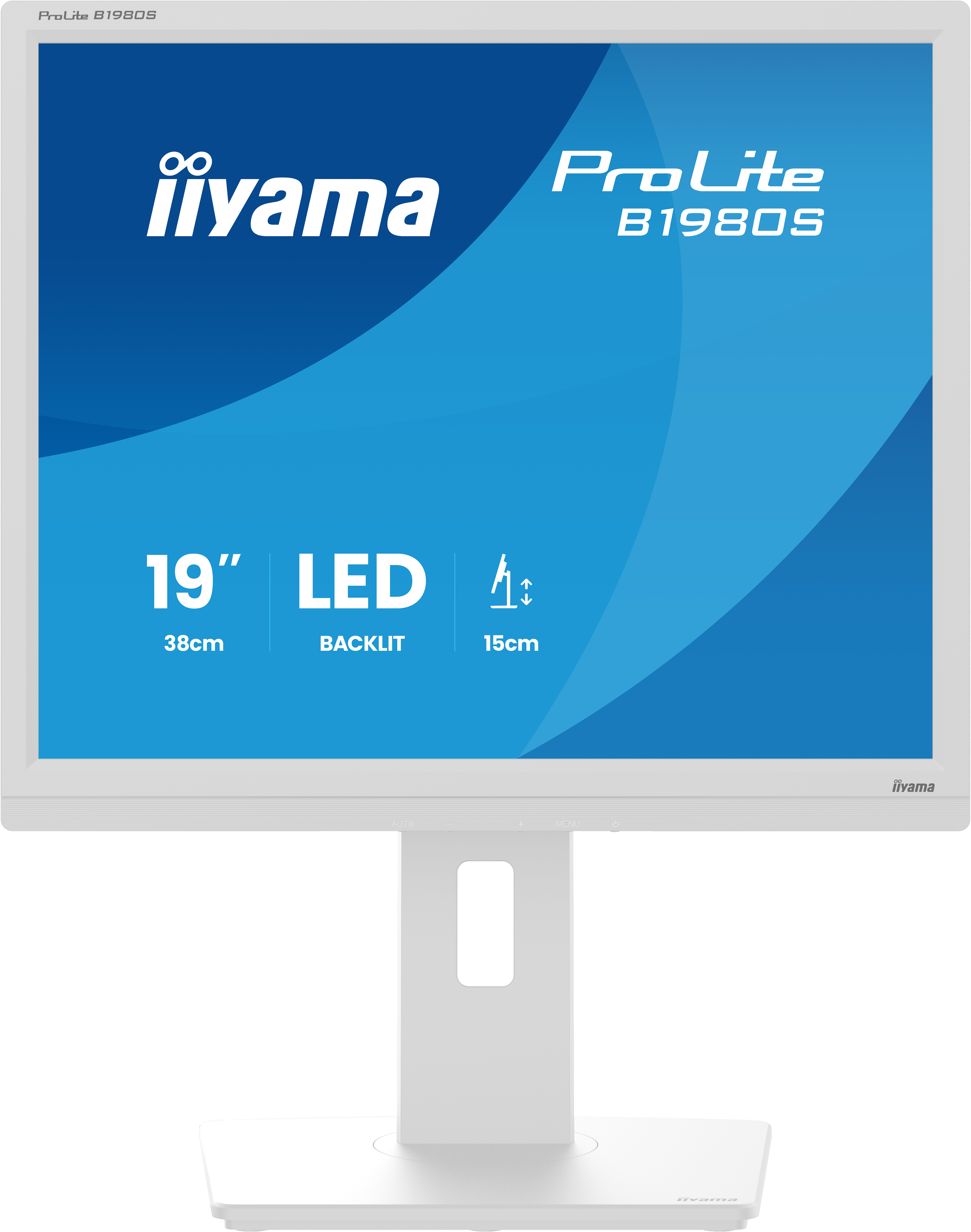 iiyama ProLite B1980S-W1 écran plat de PC 48,3 cm (19") 1280 x 1024 pixels SVGA LED Blanc iiyama ProLite B1980S-W1 écran plat de PC 48,3 cm (19") 1280 x 1024 pixels SVGA LED Blanc