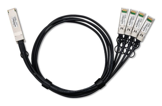 Zyxel DAC100F25-1M-ZZ0101F câble InfiniBand et à fibres optiques QSFP28 4x QSFP28 DAC Noir