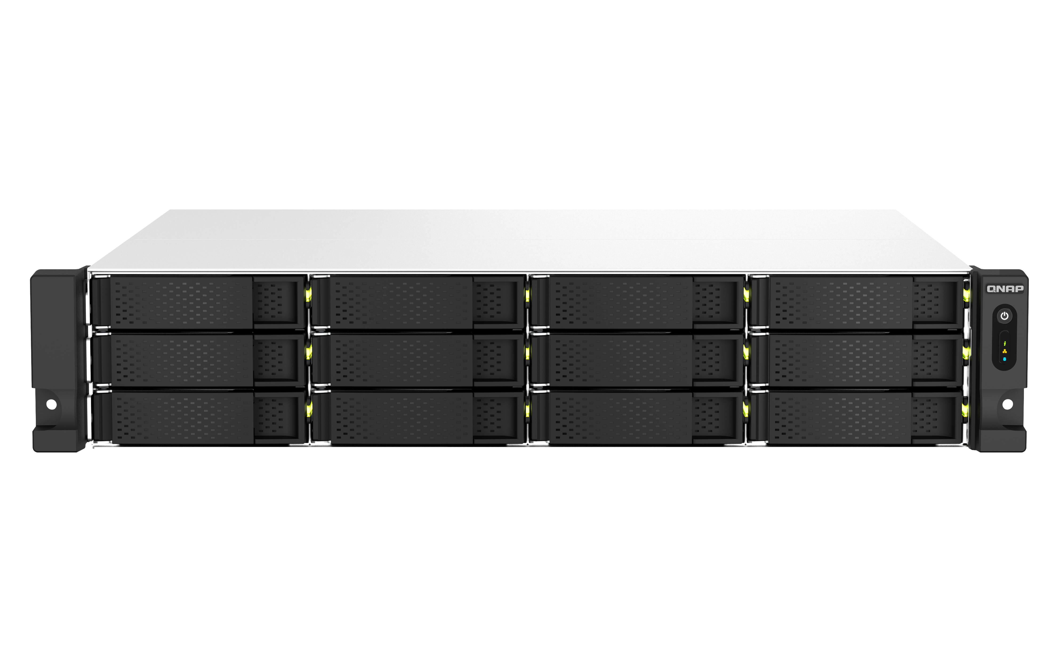 QNAP TS-1264U-RP NAS Rack (2 U) 8 Go DDR4 QNAP QTS Aluminium, Noir QNAP TS-1264U-RP NAS Rack (2 U) 8 Go DDR4 QNAP QTS Aluminium, Noir