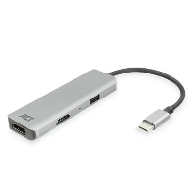 ACT AC7013 station d'accueil Avec fil USB 3.2 Gen 1 (3.1 Gen 1) Type-C Noir, Gris ACT AC7013 station d'accueil Avec fil USB 3.2 Gen 1 (3.1 Gen 1) Type-C Noir, Gris