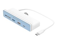 HYPER HD34A8 hub & concentrateur USB 3.2 Gen 1 (3.1 Gen 1) Type-C 10 Mbit/s Blanc HYPER HD34A8 hub & concentrateur USB 3.2 Gen 1 (3.1 Gen 1) Type-C 10 Mbit/s Blanc