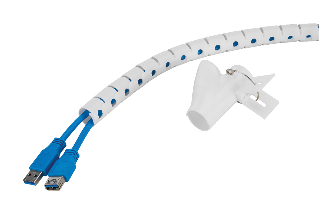 Neomounts ADS06-141WH Gaine de câble - pour 1-4 câbles - universelle