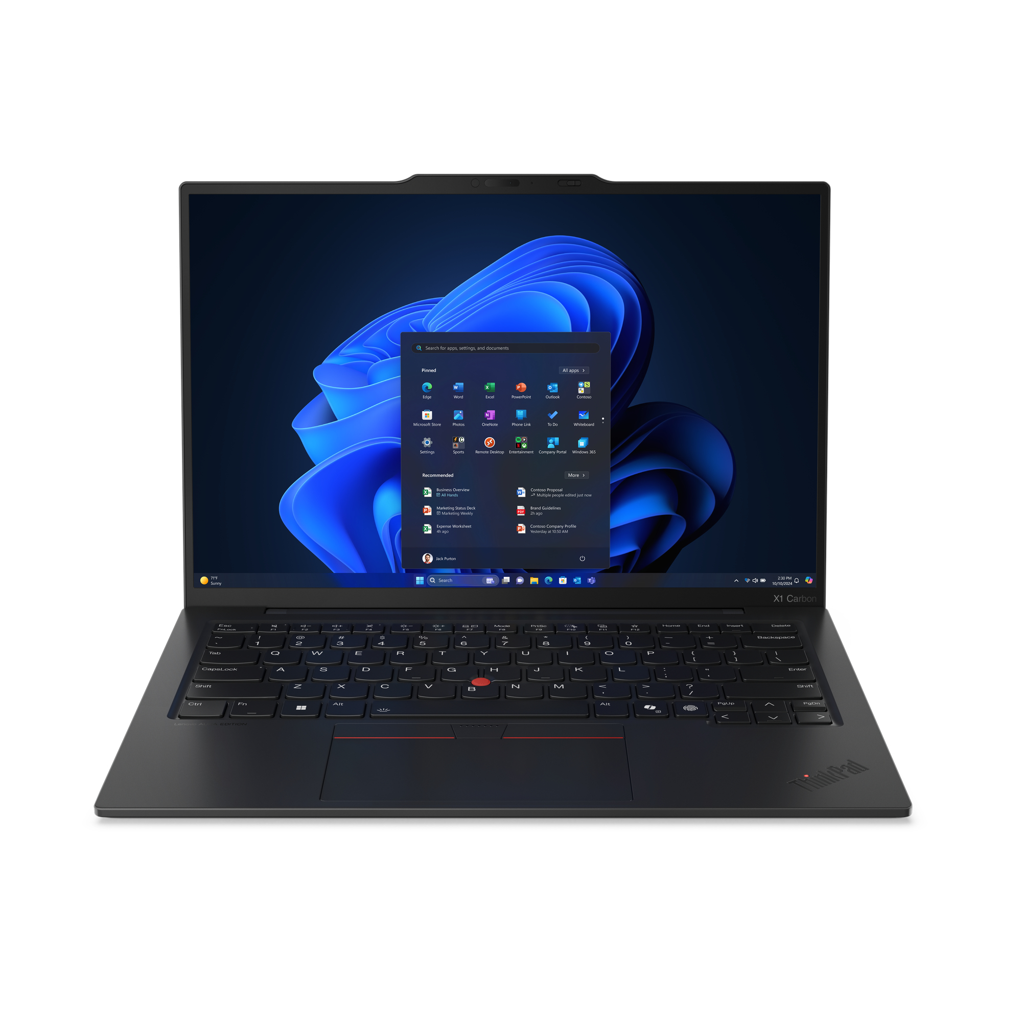 Lenovo ThinkPad X1 Carbon Gen 13 Intel Core Ultra 7 255U Ordinateur portable 35,6 cm (14") WUXGA 32 Go LPDDR5x-SDRAM 1 To SSD Wi-Fi 6E (802.11ax) Windows 11 Pro Anglais Noir