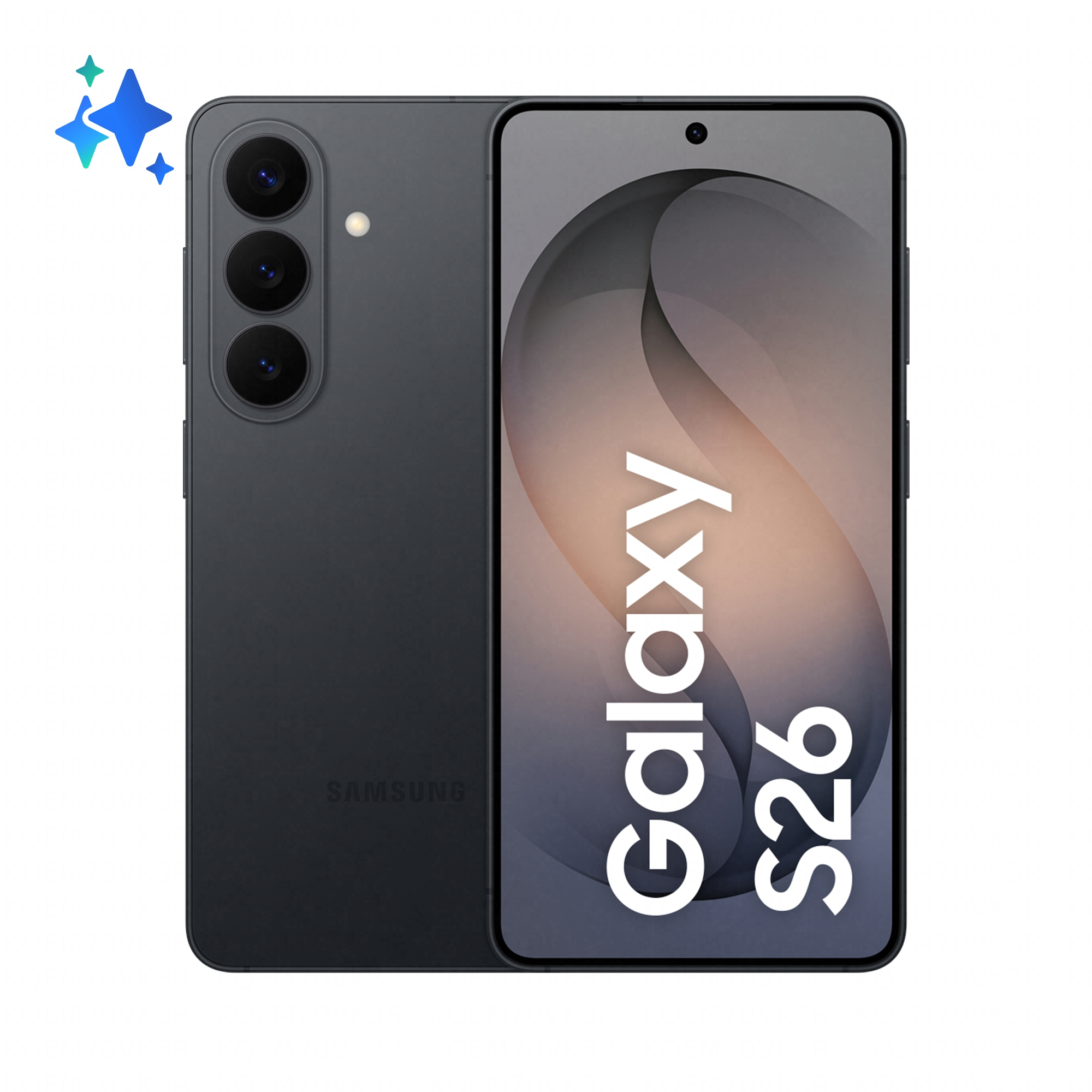 Samsung Galaxy S26 16 cm (6.3") Double SIM Android 16.0 5G USB Type-C 12 Go 512 Go 4300 mAh Noir