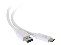 10ft USB M C TO A M 3.2 GEN1 3A WH 3M