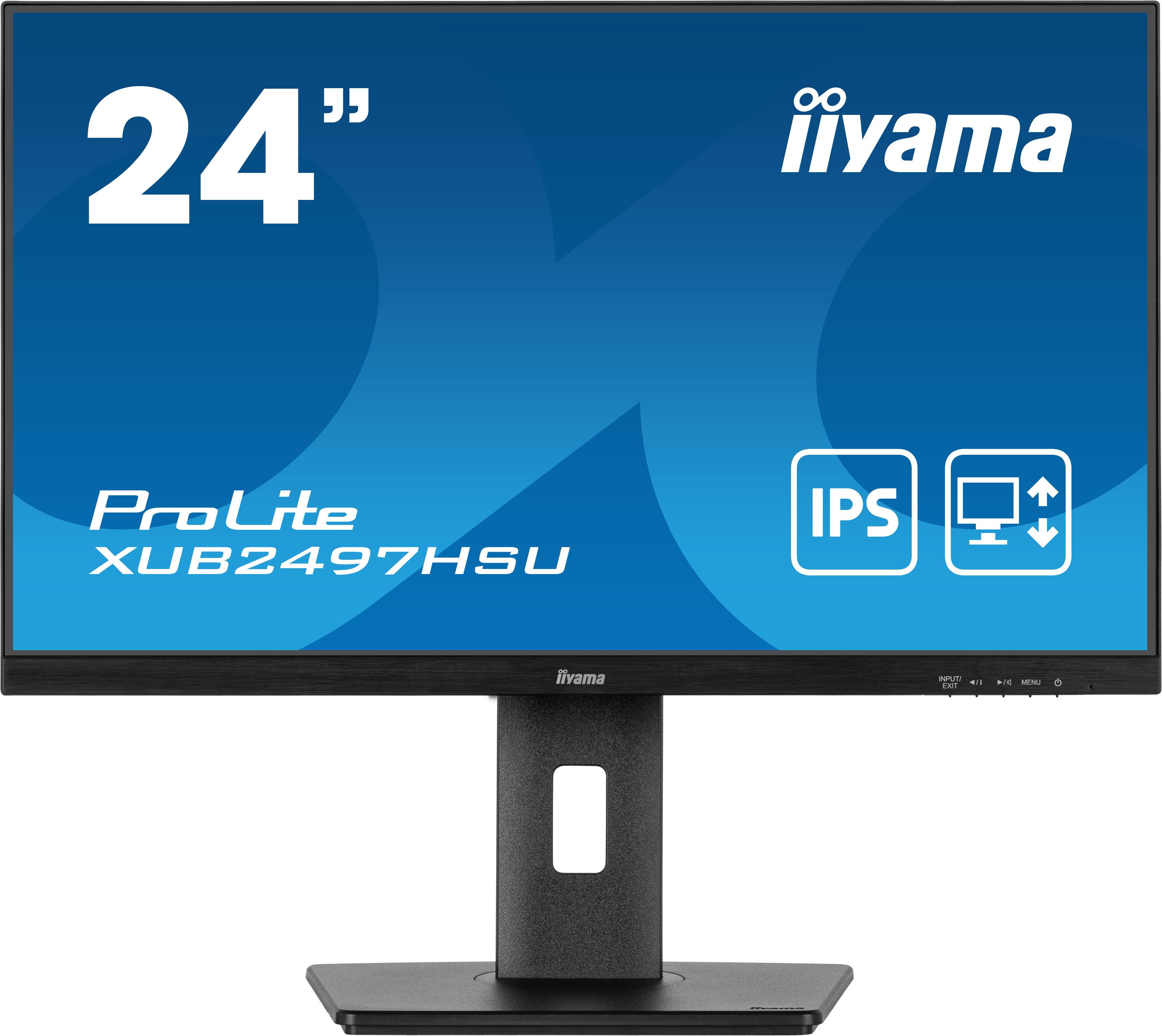 iiyama ProLite XUB2497HSU-B1 écran plat de PC 61 cm (24") 1920 x 1080 pixels 2K Ultra HD LED Noir iiyama ProLite XUB2497HSU-B1 écran plat de PC 61 cm (24") 1920 x 1080 pixels 2K Ultra HD LED Noir