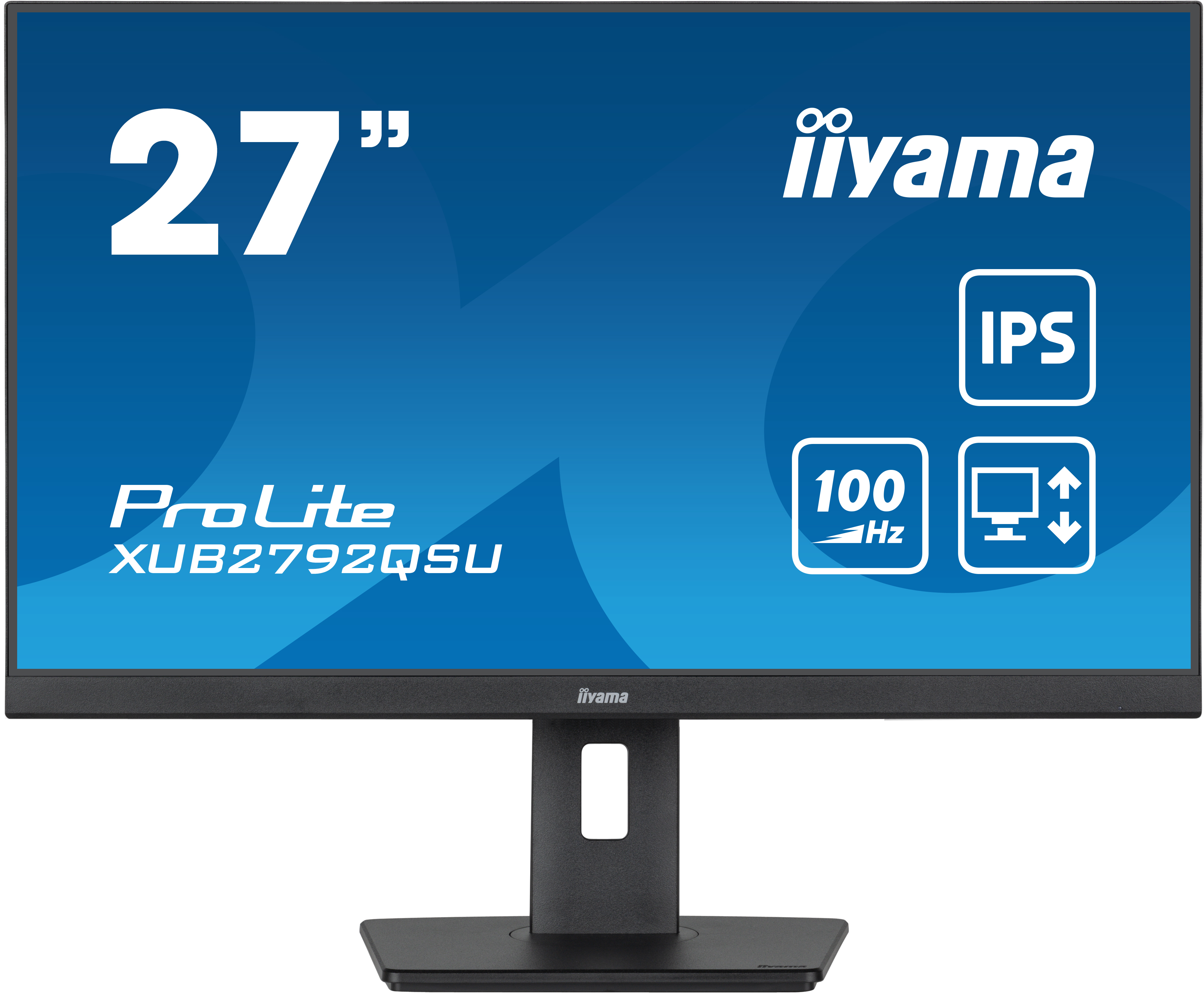 iiyama ProLite écran plat de PC 68,6 cm (27") 2560 x 1440 pixels Full HD LED Noir iiyama ProLite écran plat de PC 68,6 cm (27") 2560 x 1440 pixels Full HD LED Noir