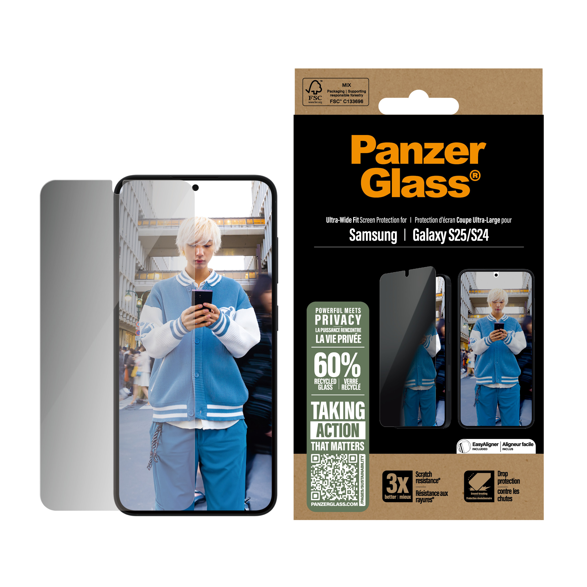  Ultra-Wide Fit Protection d'écran transparent 1 pièce(s)