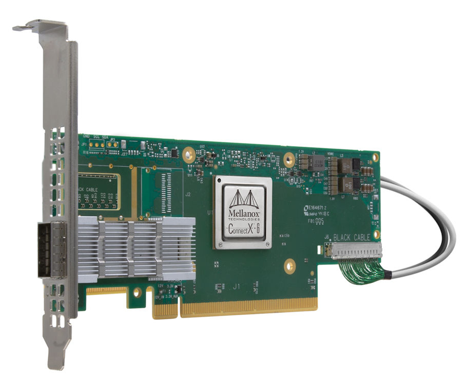 Lenovo ThinkSystem Mellanox ConnectX-6 HDR/200GbE QSFP56 1-port PCIe 4 VPI carte et adaptateur d'interfaces Interne Lenovo ThinkSystem Mellanox ConnectX-6 HDR/200GbE QSFP56 1-port PCIe 4 VPI carte et adaptateur d'interfaces Interne