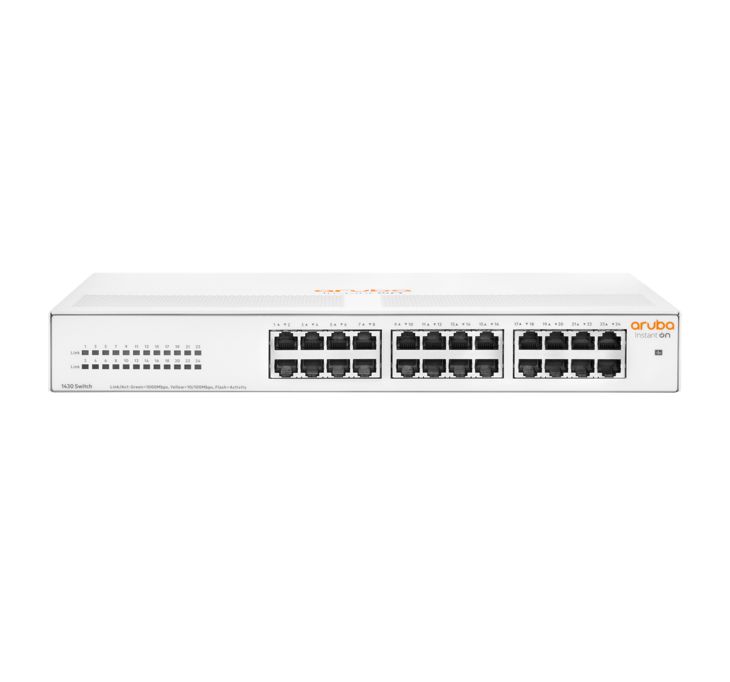 Aruba Instant On 1430 24G Non-géré L2 Gigabit Ethernet (10/100/1000) 1U Blanc Aruba Instant On 1430 24G Non-géré L2 Gigabit Ethernet (10/100/1000) 1U Blanc