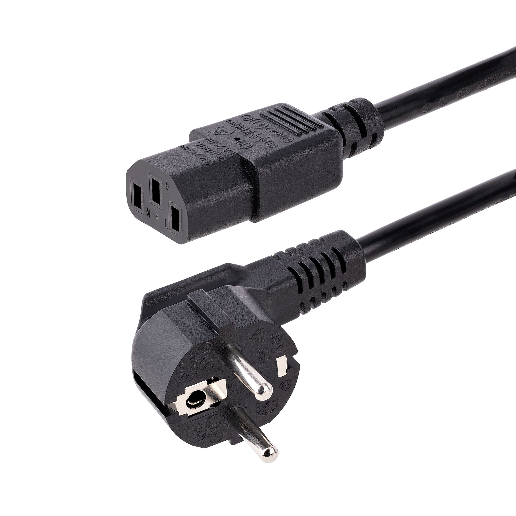 StarTech.com Cordon d'Alimentation PC de 1m - Câble Alimentation, 18AWG, 10A 250V - Cordon d'Alimentation pour Ordinateur Schuko UE vers C13 - Câble Alimentation TV/moniteur - Câble Schuko CEE 7/7 à IEC 60320 C13 StarTech.com Cordon d'Alimentation PC de 1m - Câble Alimentation, 18AWG, 10A 250V - Cordon d'Alimentation pour Ordinateur Schuko UE vers C13 - Câble Alimentation TV/moniteur - Câble Schuko CEE 7/7 à IEC 60320 C13
