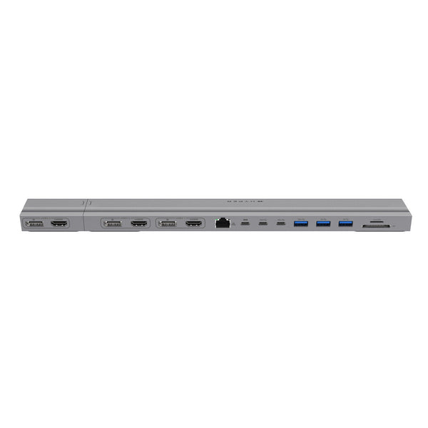 Targus HyperDrive 4K 2 x USB 3.2 Gen 2 (3.1 Gen 2) Type-C Argent Targus HyperDrive 4K 2 x USB 3.2 Gen 2 (3.1 Gen 2) Type-C Argent