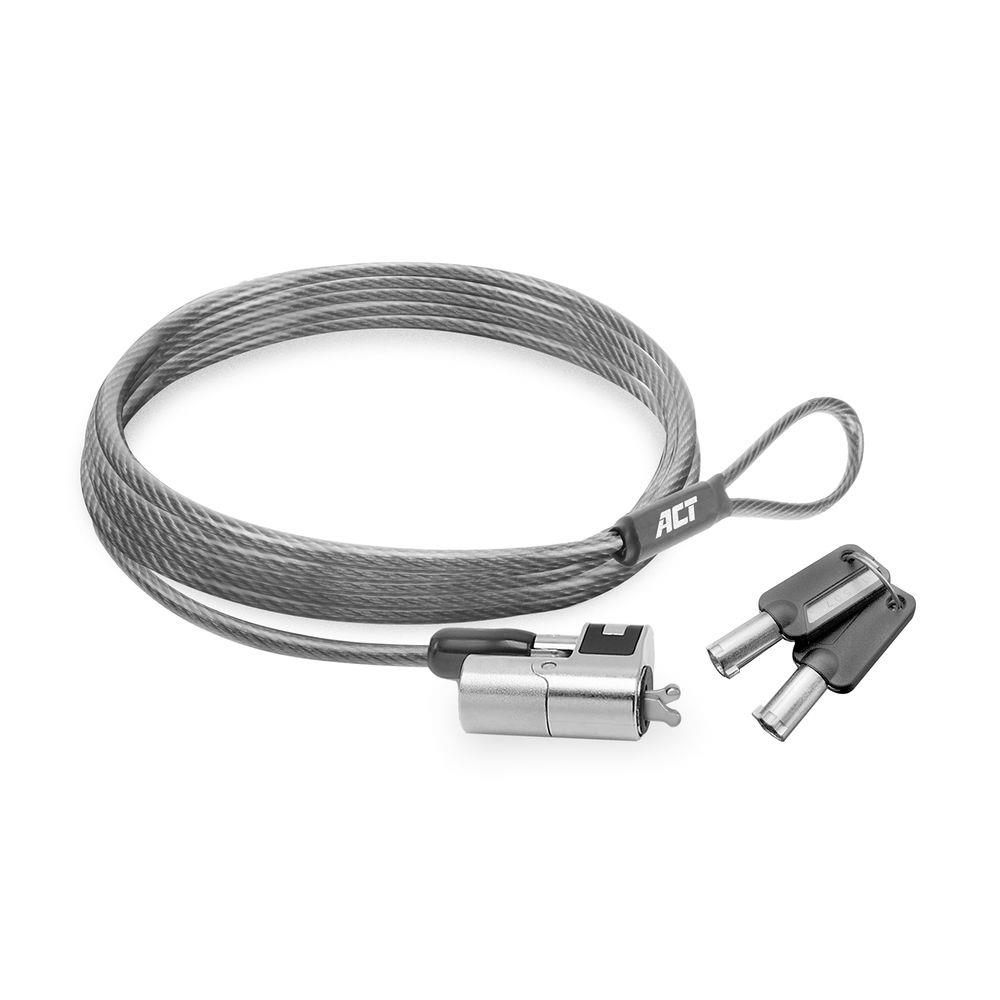 ACT AC9040 câble antivol Métallique 2 m ACT AC9040 câble antivol Métallique 2 m