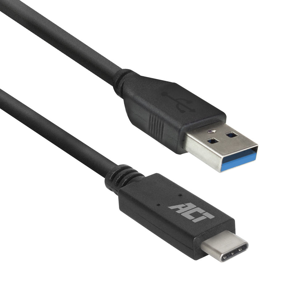 ACT AC7416 câble USB 1 m USB 3.2 Gen 1 (3.1 Gen 1) USB C USB A Noir ACT AC7416 câble USB 1 m USB 3.2 Gen 1 (3.1 Gen 1) USB C USB A Noir