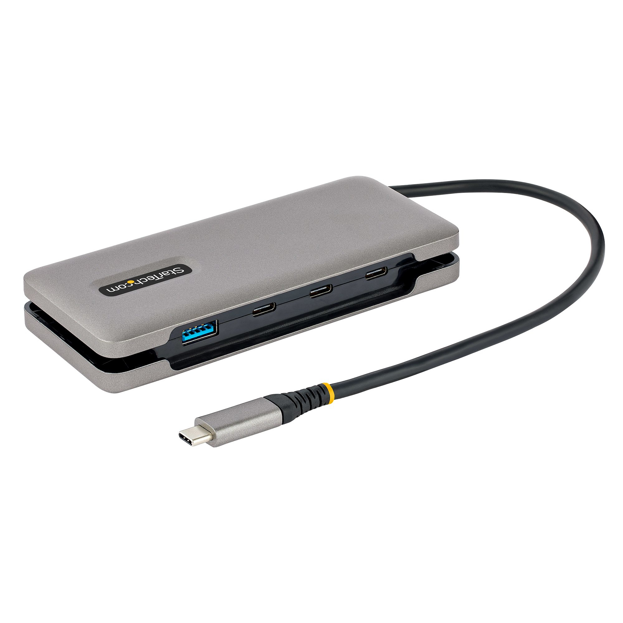 StarTech.com Hub USB-C à 4 Ports - 1x USB A et 3x USB C - Adaptateur Multiport USB 3.1 10 Gbps - Alimentation par Bus - Hub USB Type-C avec Câble de 25 cm - Hub/Splitter USB-C vers USB-A Portable StarTech.com Hub USB-C à 4 Ports - 1x USB A et 3x USB C - Adaptateur Multiport USB 3.1 10 Gbps - Alimentation par Bus - Hub USB Type-C avec Câble de 25 cm - Hub/Splitter USB-C vers USB-A Portable
