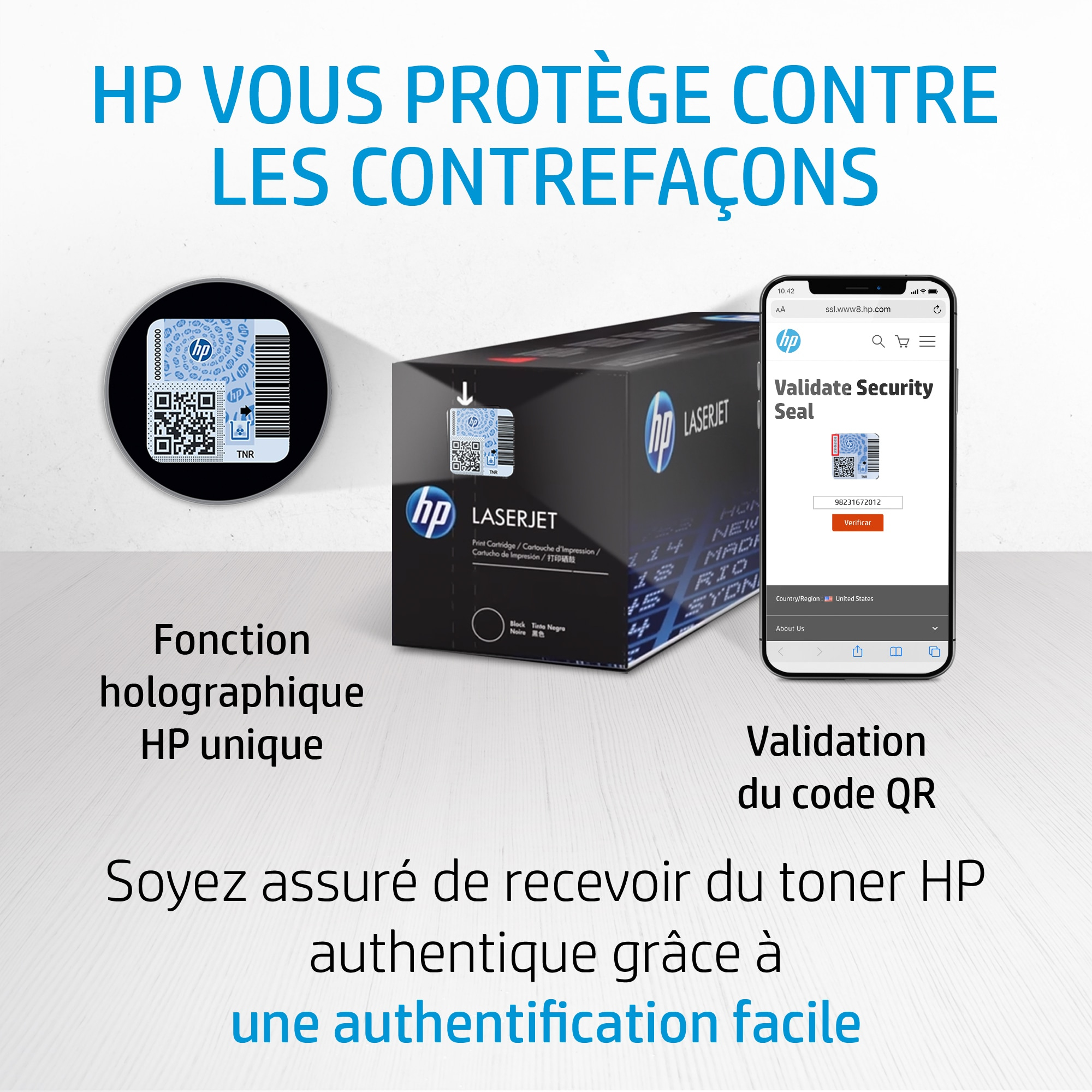 HP Toner LaserJet cyan authentique 220A HP Toner LaserJet cyan authentique 220A