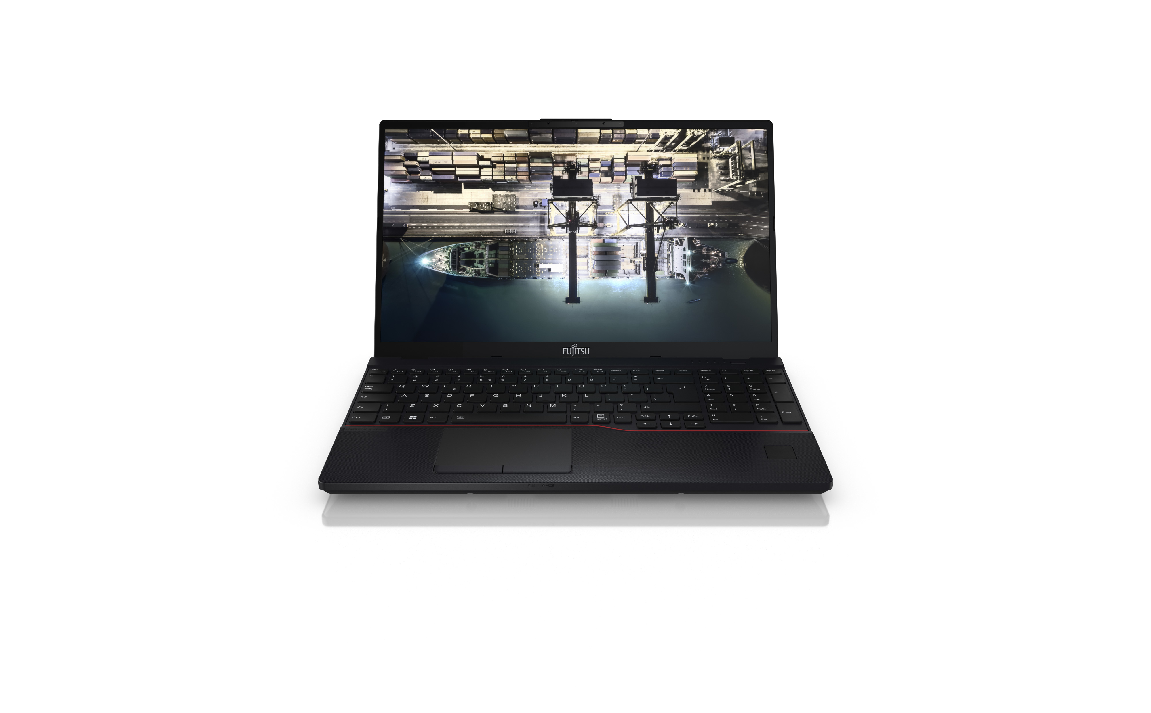 Fujitsu LIFEBOOK E5512 i5-1235U Ordinateur portable 39,6 cm (15.6") Full HD Intel® Core™ i5 16 Go DDR4-SDRAM 512 Go SSD Wi-Fi 6E (802.11ax) Windows 11 Pro Noir