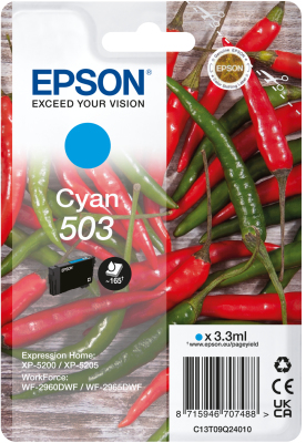 Epson 503 cartouche d'encre 1 pièce(s) Original Rendement standard Cyan Epson 503 cartouche d'encre 1 pièce(s) Original Rendement standard Cyan