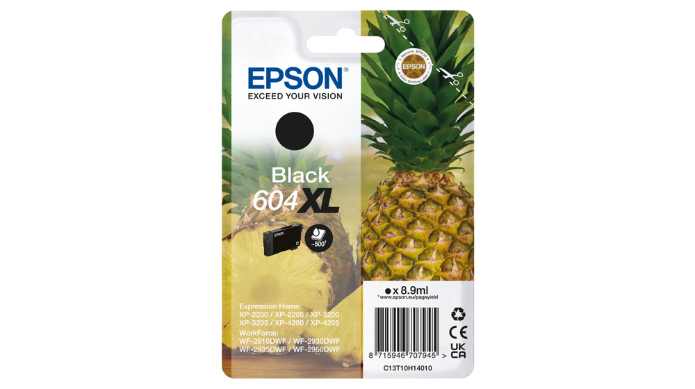 Epson 604XL cartouche d'encre 1 pièce(s) Original Rendement élevé (XL) Noir Epson 604XL cartouche d'encre 1 pièce(s) Original Rendement élevé (XL) Noir