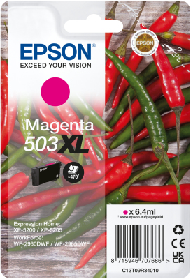 Epson 503XL cartouche d'encre 1 pièce(s) Original Rendement élevé (XL) Magenta Epson 503XL cartouche d'encre 1 pièce(s) Original Rendement élevé (XL) Magenta