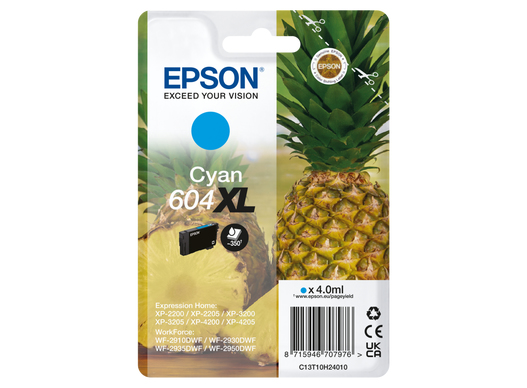 Epson 604XL cartouche d'encre 1 pièce(s) Compatible Rendement élevé (XL) Cyan Epson 604XL cartouche d'encre 1 pièce(s) Compatible Rendement élevé (XL) Cyan