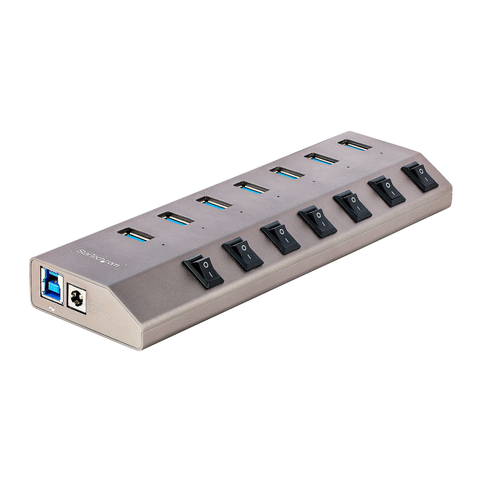 StarTech.com Hub USB-C avec Auto-Alimenté à 7 Ports - Hub USB Type C vers USB-A pour PC de Bureau/Portable - Hub USB 3.0 5Gbps avec Alimentation 7 Ports - Splitter USB 3.0 avec BC 1.2 StarTech.com Hub USB-C avec Auto-Alimenté à 7 Ports - Hub USB Type C vers USB-A pour PC de Bureau/Portable - Hub USB 3.0 5Gbps avec Alimentation 7 Ports - Splitter USB 3.0 avec BC 1.2