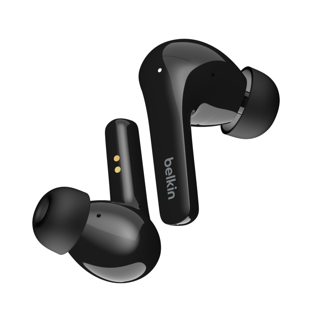 Belkin SOUNDFORM Flow Casque Ecouteurs Appels/Musique Noir