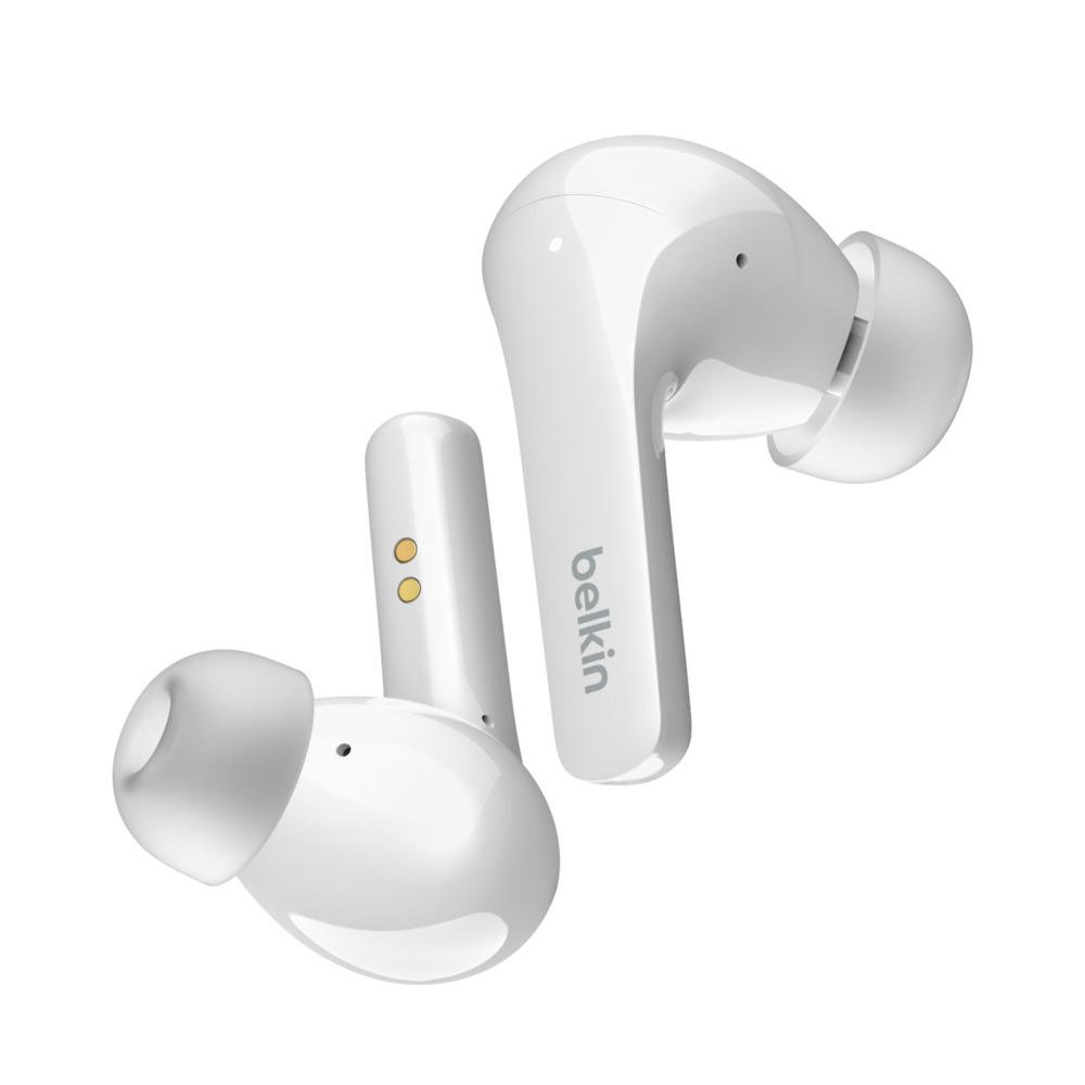 Belkin SOUNDFORM Flow Casque Sans fil Ecouteurs Appels/Musique USB Type-C Bluetooth Blanc Belkin SOUNDFORM Flow Casque Sans fil Ecouteurs Appels/Musique USB Type-C Bluetooth Blanc