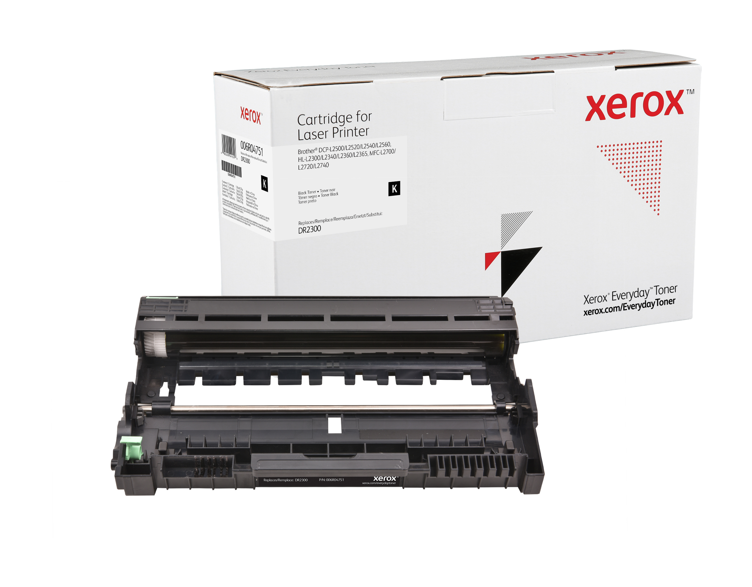 Everyday Toner Noir compatible avec Brother DR-2300, Capacité standard Everyday Toner Noir compatible avec Brother DR-2300, Capacité standard