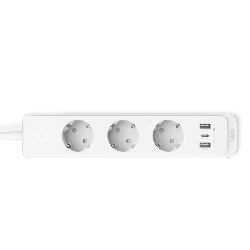 TP-Link Tapo P300 3 sortie(s) CA Type F (CEE 7/4) 1,5 m 3 2300 W Blanc TP-Link Tapo P300 3 sortie(s) CA Type F (CEE 7/4) 1,5 m 3 2300 W Blanc