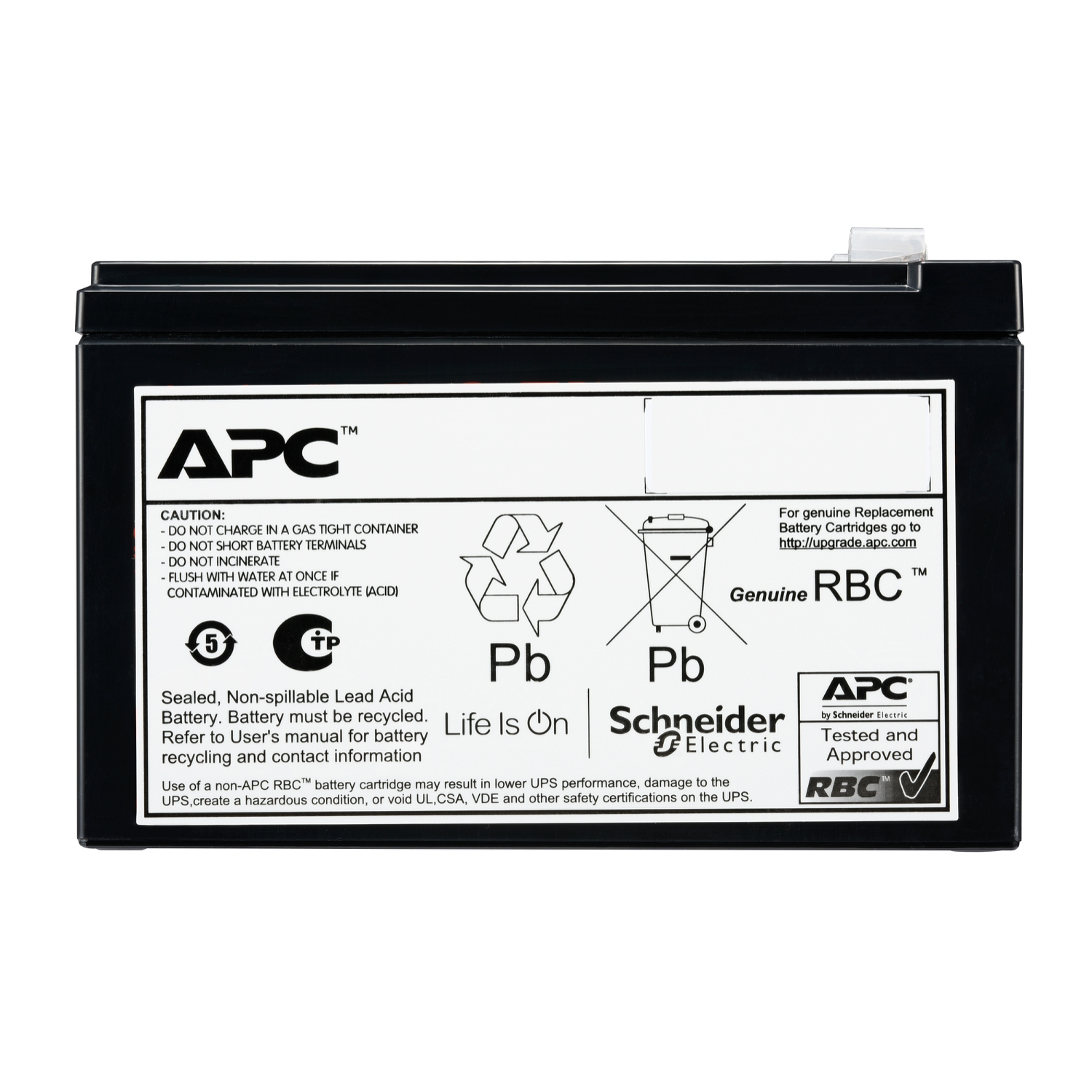 APC APCRBCV205 Batterie de l'onduleur 72 V 9 Ah APC APCRBCV205 Batterie de l'onduleur 72 V 9 Ah