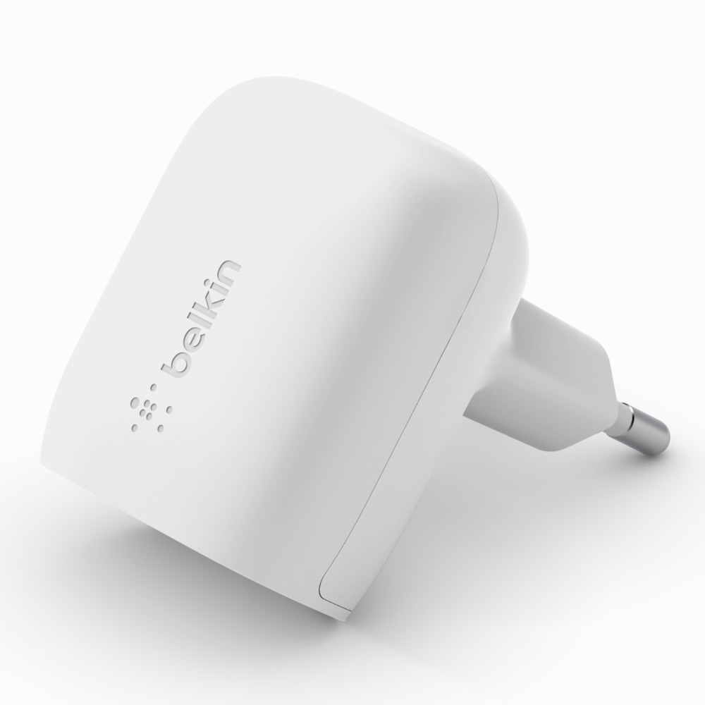 Belkin 20W USB-C PD PPS WALL CHARGER WHITE Blanc Intérieure Belkin 20W USB-C PD PPS WALL CHARGER WHITE Blanc Intérieure
