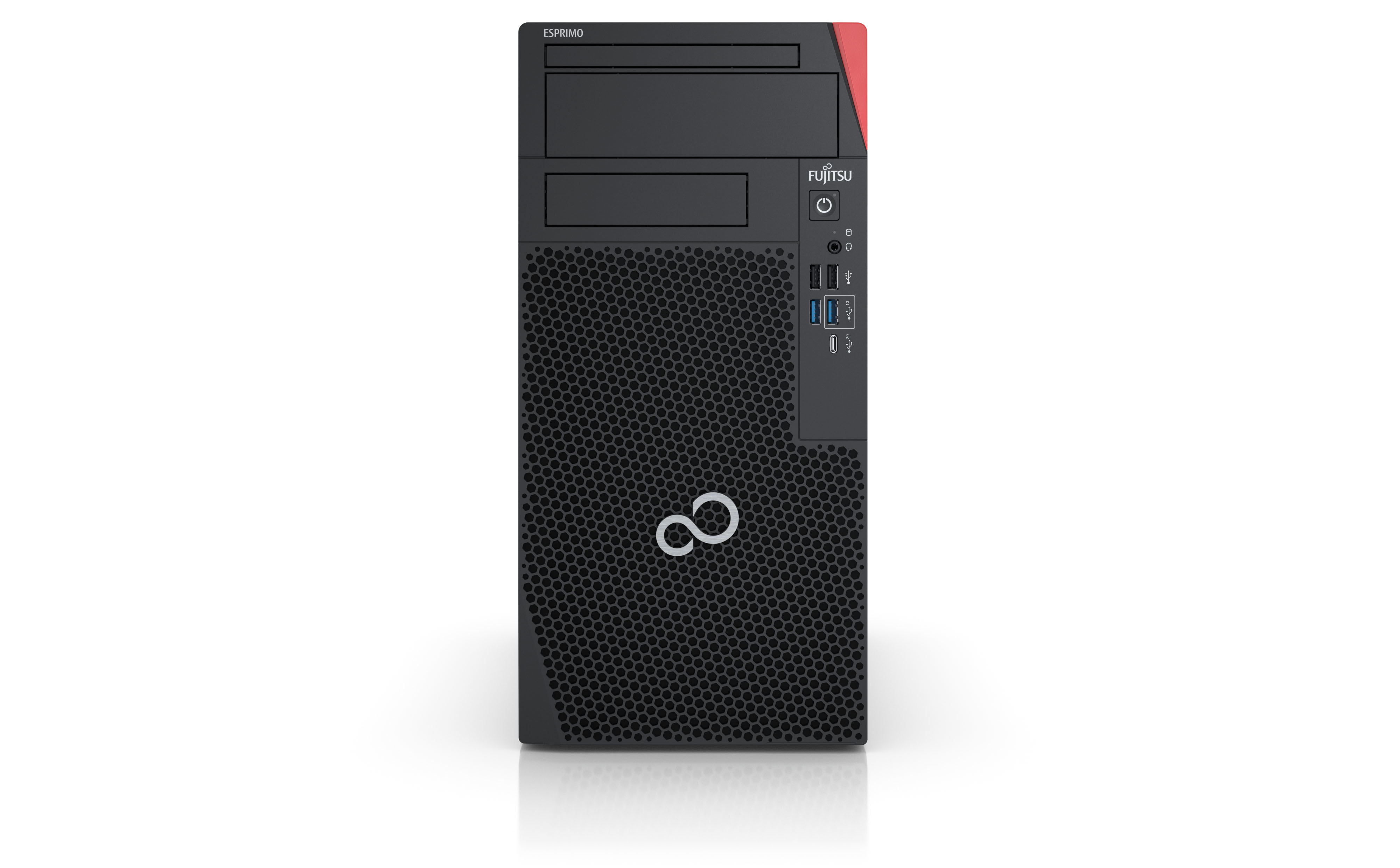 Fujitsu ESPRIMO P6012 i7-12700 Bureau Intel® Core™ i7 16 Go DDR4-SDRAM 512 Go SSD Windows 11 Pro PC Noir, Rouge Fujitsu ESPRIMO P6012 i7-12700 Bureau Intel® Core™ i7 16 Go DDR4-SDRAM 512 Go SSD Windows 11 Pro PC Noir, Rouge