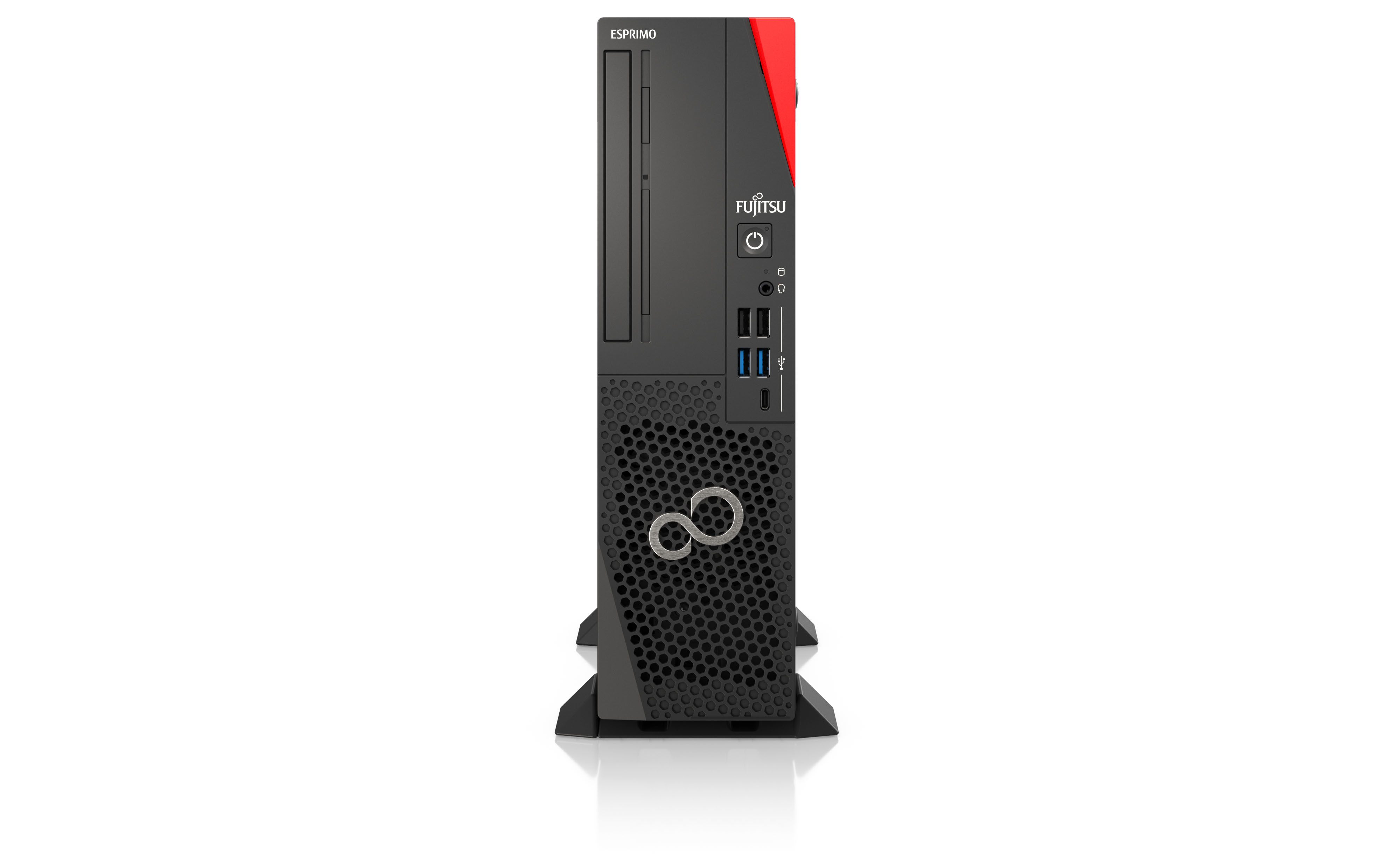 Fujitsu ESPRIMO D9012 i5-12500 Bureau Intel® Core™ i5 8 Go DDR4-SDRAM 512 Go SSD Windows 11 Pro PC Noir, Rouge Fujitsu ESPRIMO D9012 i5-12500 Bureau Intel® Core™ i5 8 Go DDR4-SDRAM 512 Go SSD Windows 11 Pro PC Noir, Rouge