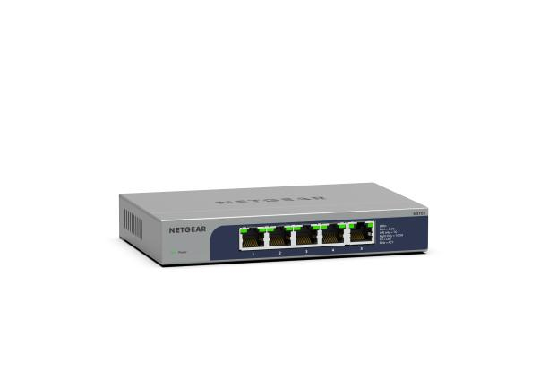 NETGEAR MS105-100EUS commutateur réseau Non-géré 2.5G Ethernet (100/1000/2500) Connexion Ethernet, supportant l'alimentation via ce port (PoE) 1U NETGEAR MS105-100EUS commutateur réseau Non-géré 2.5G Ethernet (100/1000/2500) Connexion Ethernet, supportant l'alimentation via ce port (PoE) 1U