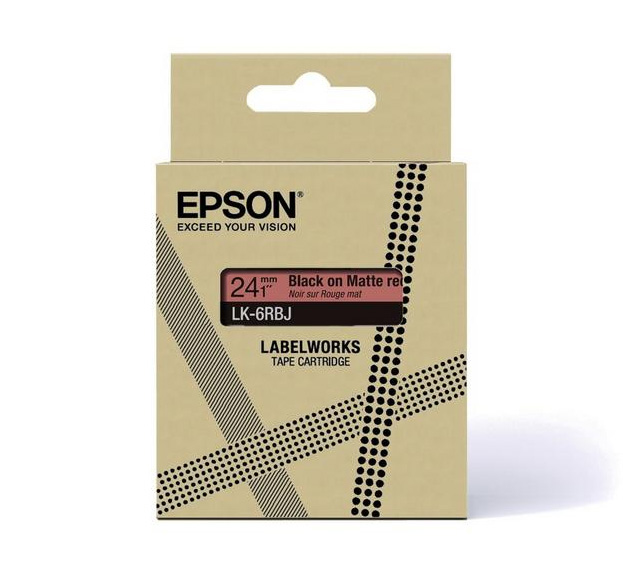 Epson C53S672072 étiquette à imprimer Noir, Rouge