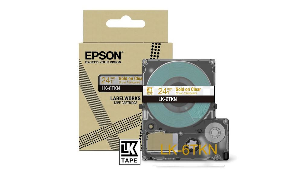 Epson LK-6TKN Or, Transparent Epson LK-6TKN Or, Transparent