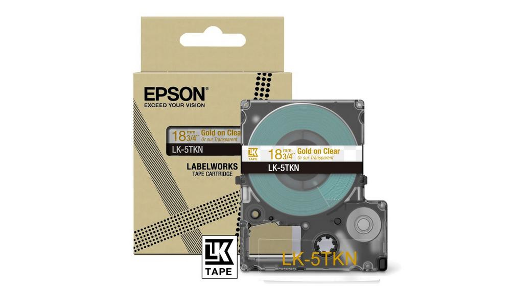 Epson LK-5TKN Or, Transparent Epson LK-5TKN Or, Transparent